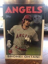 2021 Topps Series 1 Shohei Ohtani '86 Topps Insert Angels 86B-22