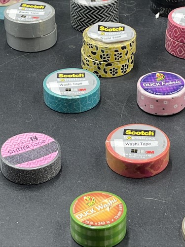 Scrapbooking Tape Lot 60 Pcs - Picture 2 of 14
