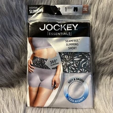Jockey Everyday Slimming Shapewear Women’s Size 3XL Grey Soft Seamfree Short NEW