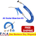 19.6ft Pu Hose Air Blow Gun Kit High Pressure Air Compressor Tool Dust Clean