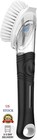 Mr.Siga Soap Dispensing Dish Brush, Kitchen Brush for Pot Pan Sink Cleaning, Bla