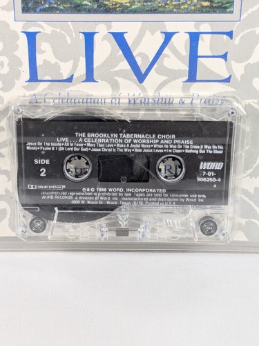 Brooklyn Tabernacle Choir LIVE 1994 Carol Cymbala Worship Book And Tape NEW - Picture 2 of 4