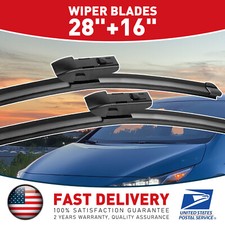 28"+16" Automotive OEM Windshield Wiper Blades Set Replacement for Toyota Prius