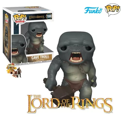 FUNKO POP! MOVIES LORD OF THE RINGS CAVE TROLL 1580 15CM SIGNORE DEGLI ANELLI - Imagen 2 de 5