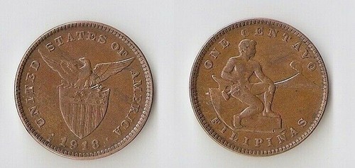 Philippines 1 centavo 1918 S High grade!!! - 第 1/1 張圖片