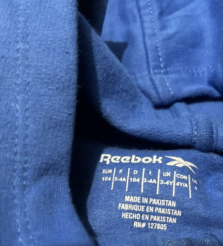 Reebok Girls Blue 2 Piece Set /hoodie & Sweatpants - Picture 7 of 7