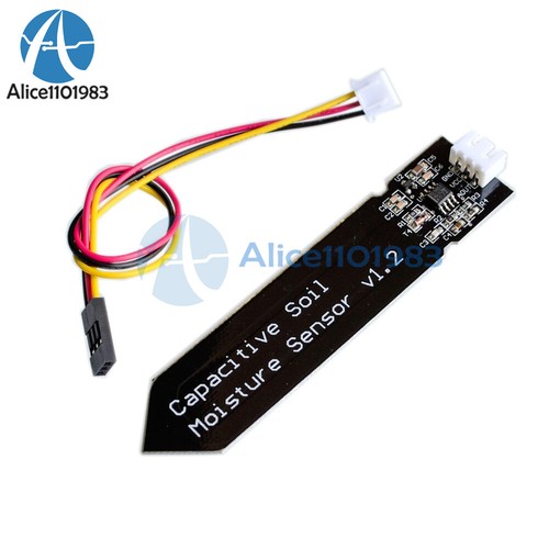 10PCS Analog Capacitive Soil Moisture Sensor V1.2 Corrosion Resistant with Cable - Picture 7 of 7