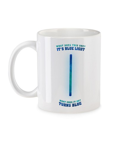 Blue Light Kaffeetasse Rambo Stallone Quote Army Blaues Licht Fun Turns Blue - 第 2/3 張圖片