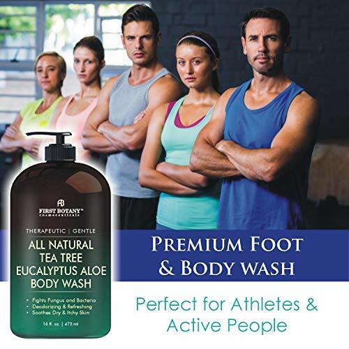 ALL Natural Tea Tree Body Wash - Fights Body Odor, Athlete&rsquo;s Foot, Jock Itch,