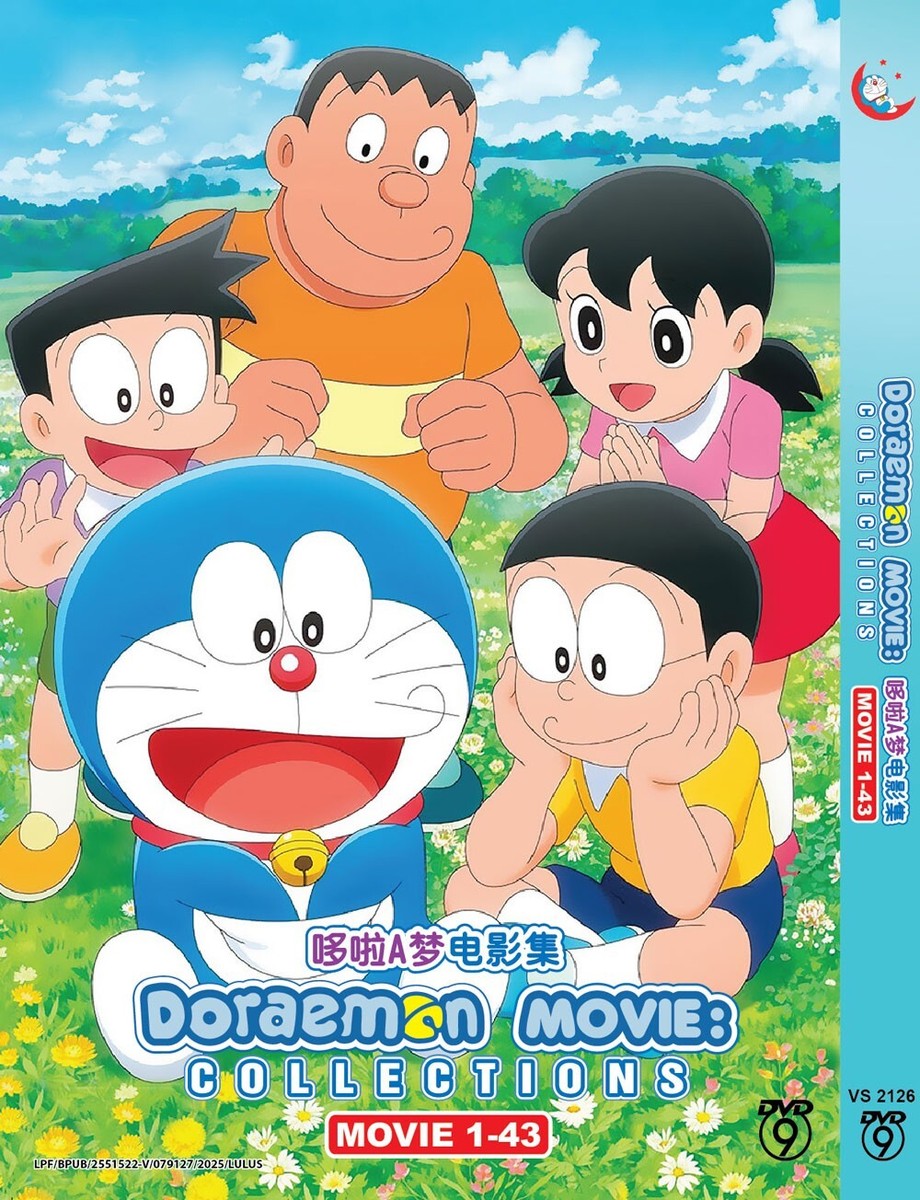 DVD ANIME DORAEMON THE MOVIE COLLECTION 43 IN 1 ENGLISH SUBTITLE