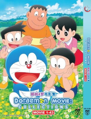 DVD ANIME DORAEMON THE MOVIE COLLECTION 43 IN 1 ENGLISH SUBTITLE