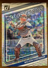 2022 Donruss Baseball Willson Contreras Dominators Vector Parallel #D-10 Cubs