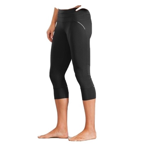 Athleta Relay Capri Leggings Reflective 