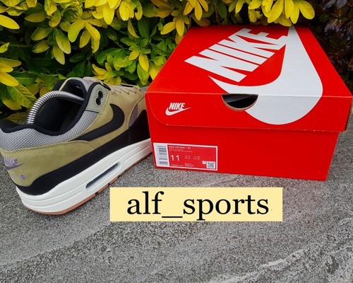 ❤ Brandneu mit Etikett & authentisch Nike® Air Max 1 SC Turnschuhe in dunklem Stuck UK Größe 10 EU 45 - Bild 18 von 19