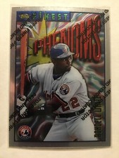 1996 Topps Finest Silver Phenoms #52 Expos Rondell White Baseball Card