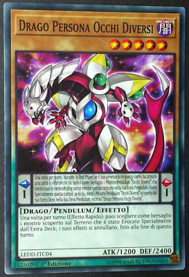 DRACHE PERSON VERSCHIEDENE AUGEN 1^ Italienische Ausgabe LEDD-ITC04 Common YUGIOH