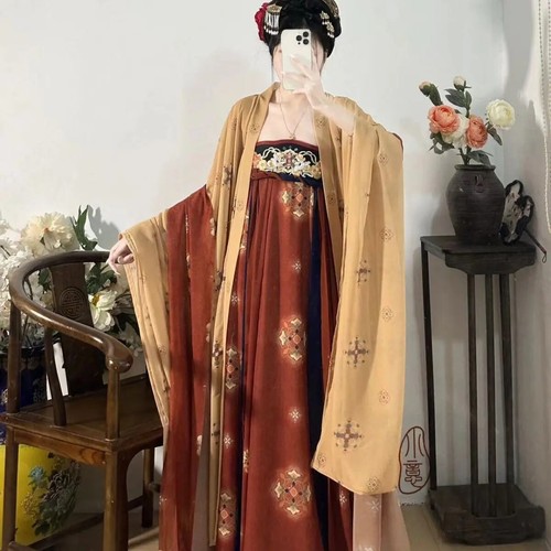 Large Size Chinese Hanfu Dress Women Carnival Cosplay Costume Party Outfit - Picture 8 of 14