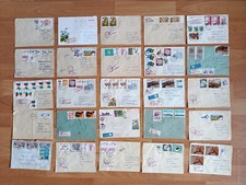 25x Polska, ładny paragonów, prawie wszystkie listy R (list polecony)