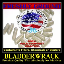 BLADDERWRACK Iodine Sea Weed Absolutely No Additives Wild Crafted 100 V Capsule