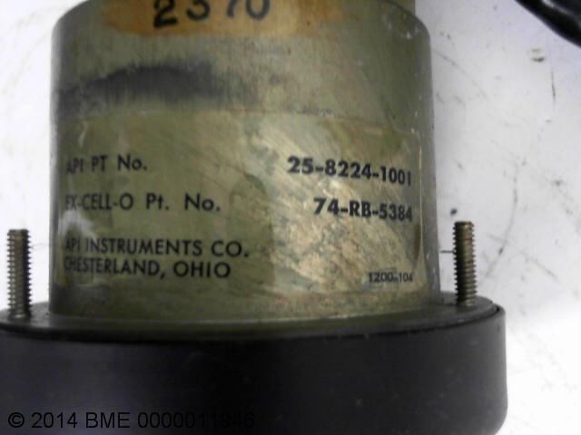 Api Instruments 25-8224-1001 Heater Gauge 74-Rb-5384