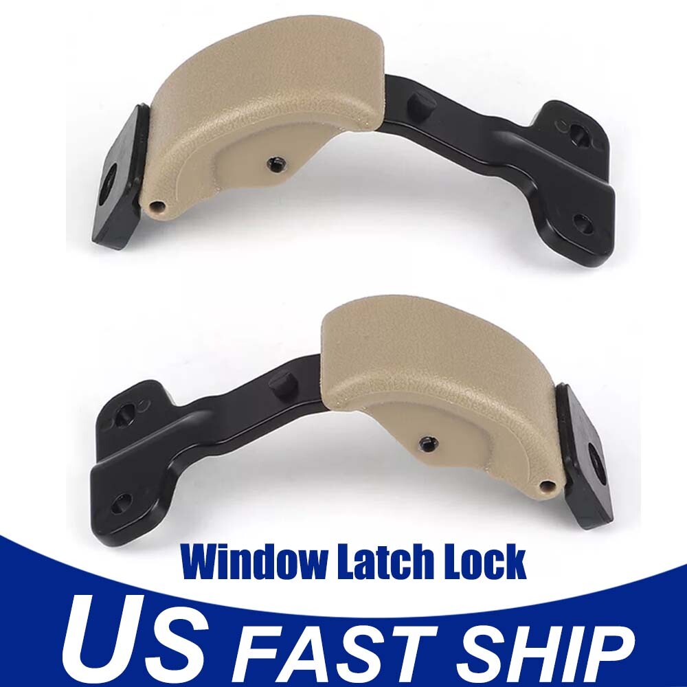 Beige Left + Right Rear Window Latch Lock For Toyota for tundra 2000-2006 Pair