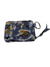 Vera Bradley Small ID Holder Full Zip Coin Purse With Key Ring