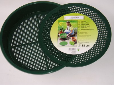 TUAKIMCE Gartensieb Set - 4 Edelstahlsiebe Mit 2-5 Mm Maschen Für Erde & Sand