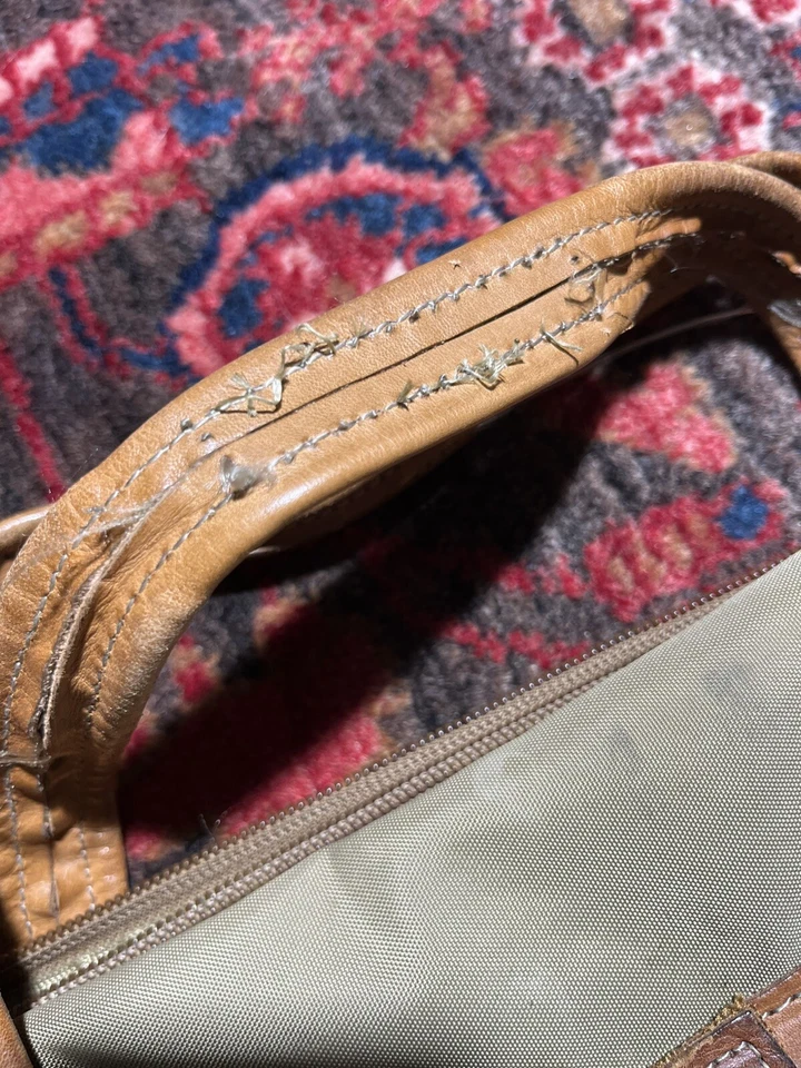 Vtg HARTMANN Nylon Leather Weekender Bag Luggage Carry-On Travel bag - Image 4 of 4