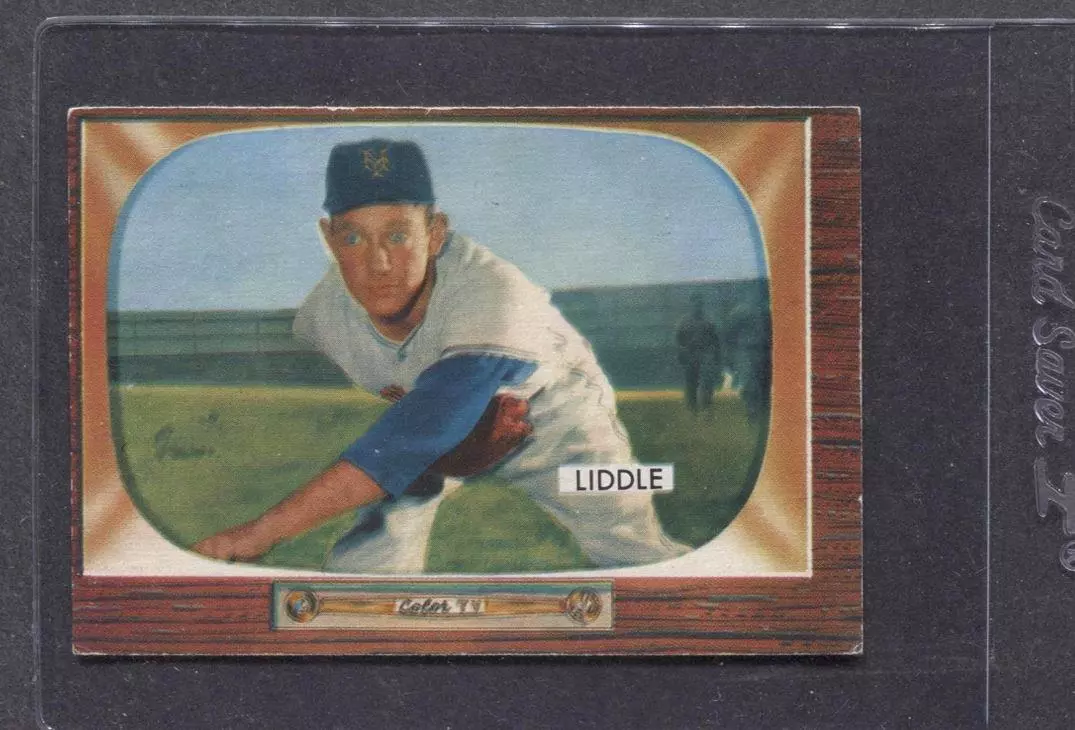 Don Liddle trading card