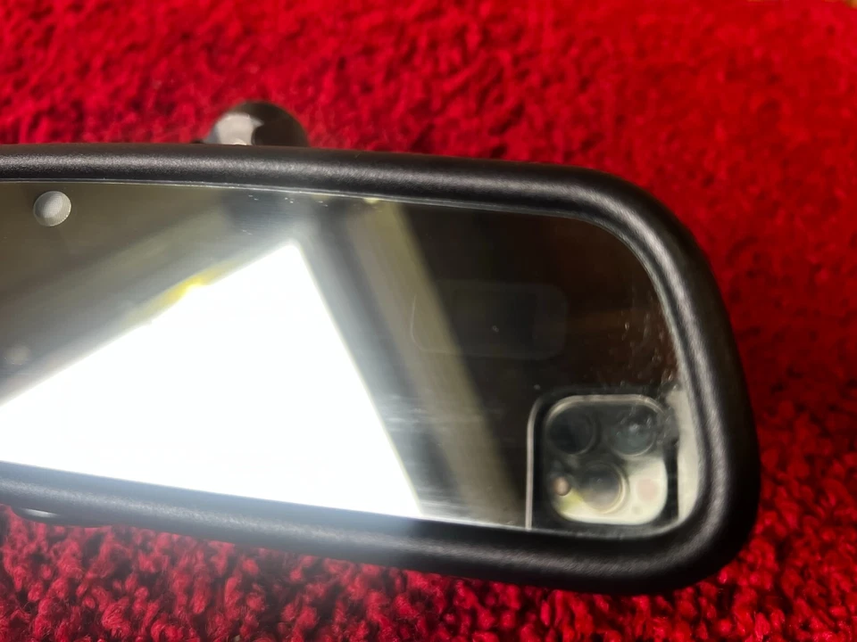 BMW E90 E92 E60 E70 REAR VIEW MIRROR HIDDEN COMPASS HOMELINK OPEN GARAGE OEM 56K - Image 2 of 4