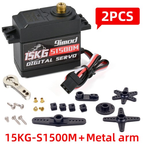 9imod S1500M 23KG Metal Gear Digital Steering Servo Motor for 1/8 1/10 RC Car - Picture 16 of 16