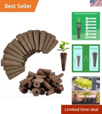 100 Count Breathable Grow Sponges - Ideal Seed Starters for Hydroponic Systems 0.41 per gallon