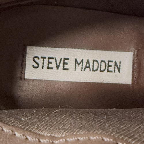 Steve Madden Ankle Boot Sz 10M Ohio Suede Fringe Pointed Toe Western Festival - Picture 6 of 9