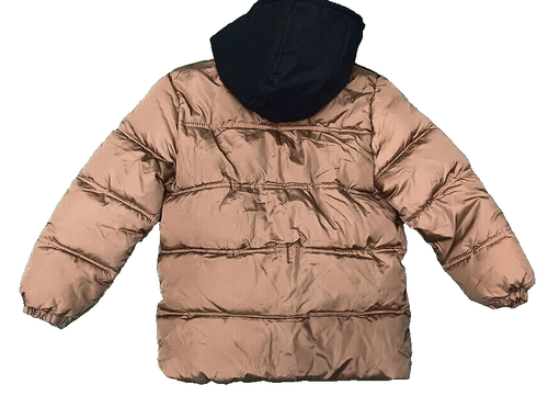 Extreme Boys Tan Brown Fleece Lined Puffer Winter Coat Jacket Size 6 NEW - Picture 10 of 22
