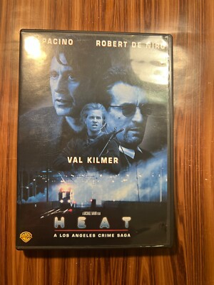 Heat DVD Al Pacino Robert De Niro Val Kilmer Jon Voight Tom