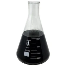 5000ml Erlenmeyer Flask, Boro. 3.3 Glass, Karter Scientific 213G17 (Single)