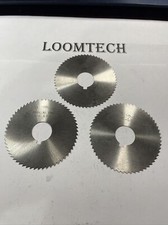 (3) Milling Cutter Slotting Saws 2-1/4 OD X .010-.014-.016 X 5/8” Bore A13