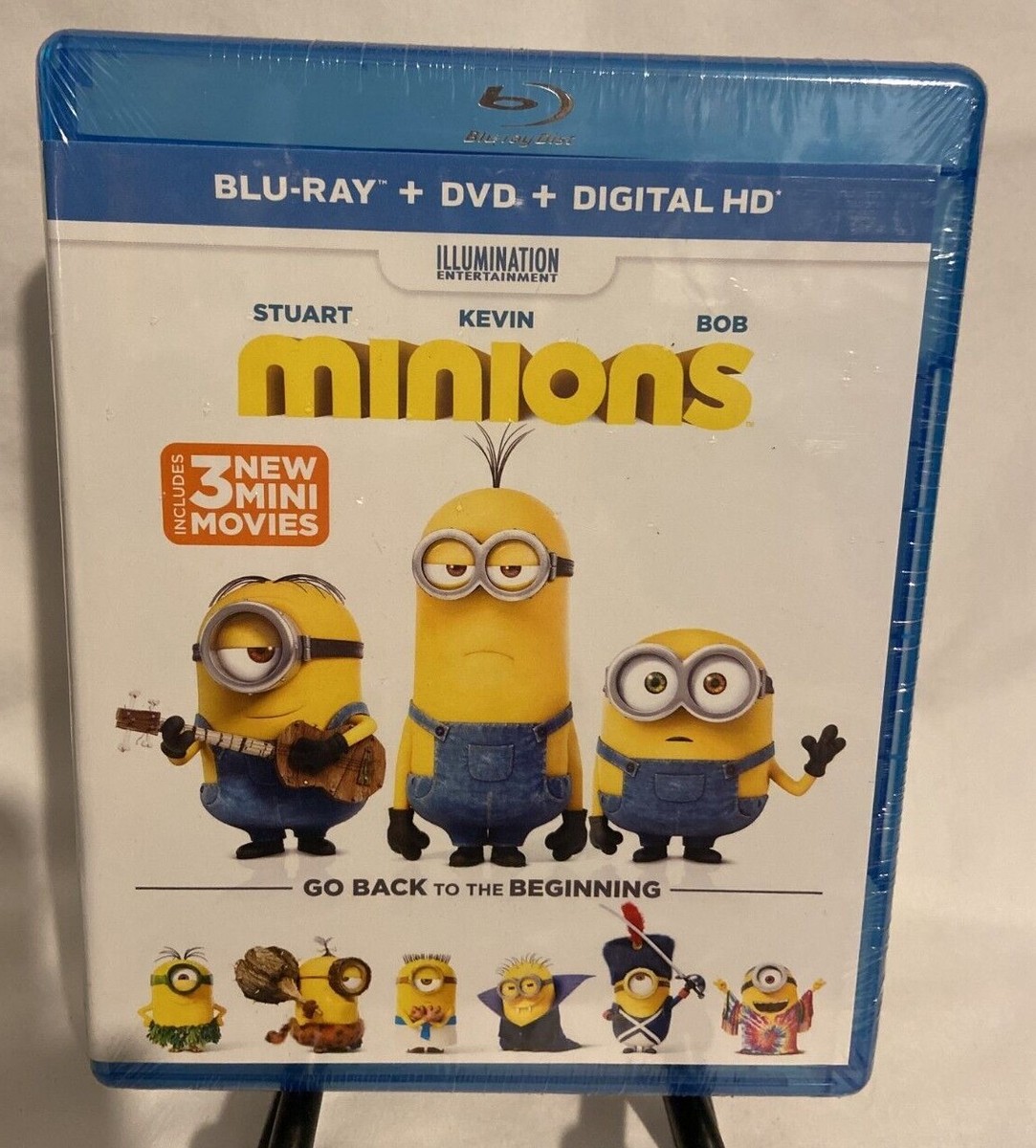 Minions (Blu-ray Disc DVD )Sandra Bullock Jon Hamm Pierre Coffin and  Chris