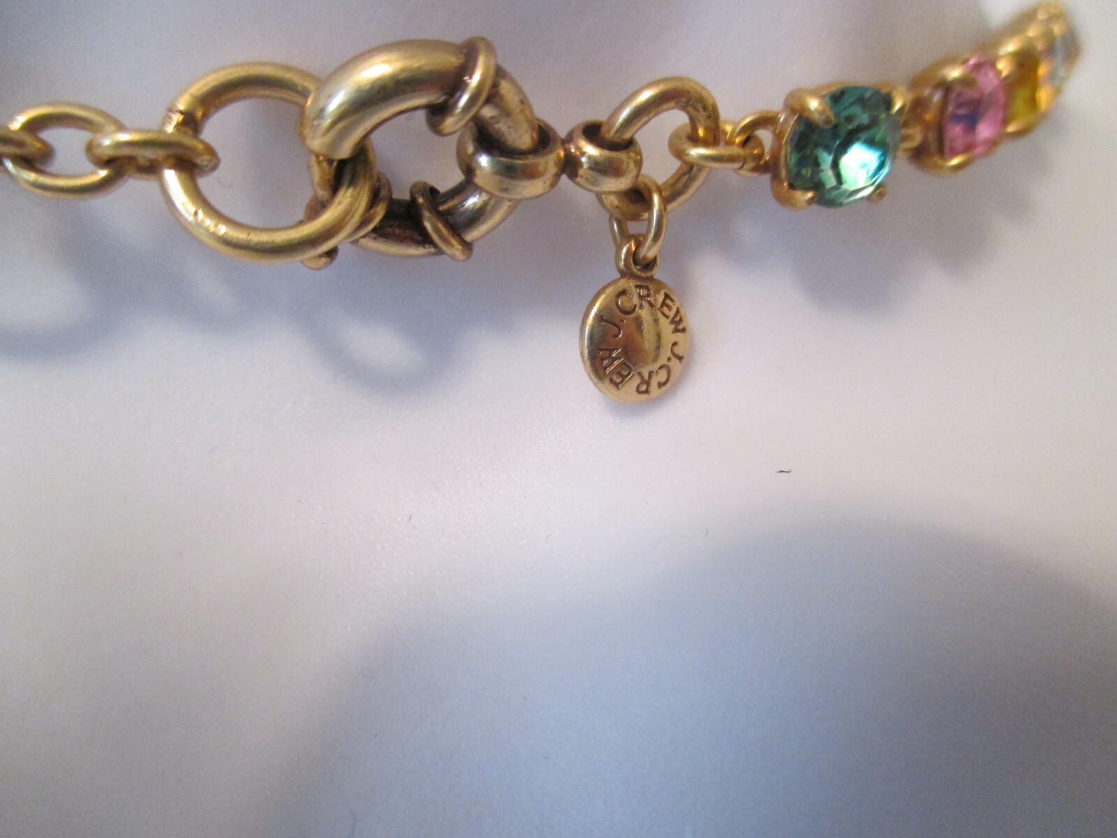 J Crew Multi Color Rhinestone Statement Necklace - image 4