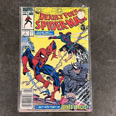 Deadly Foes of Spider-man #1 May (1991) Graphic Comic Book by Marvel Comics