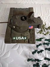 VTG U.S. Military Army Tank Processed Plastic Co. Tank 7520& Figurines Toys USA 