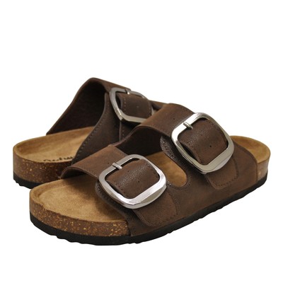 two strap buckle sandals