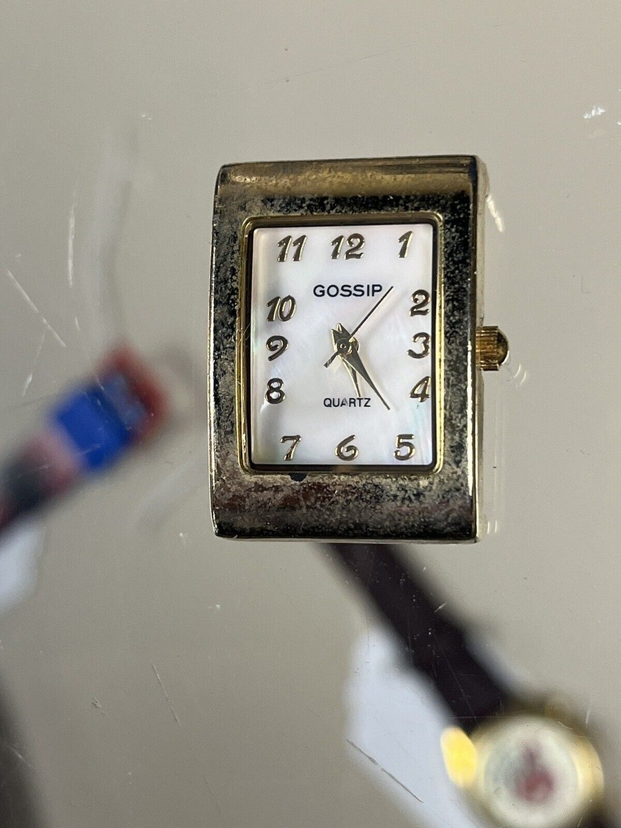 Gossip Square Yellow Gold Plated Quartz Ladies Watch | eBay display picture 1