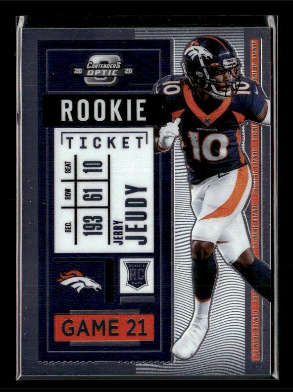 2020 Panini Contenders Optic #80 Jerry Jeudy Rookie Denver Broncos