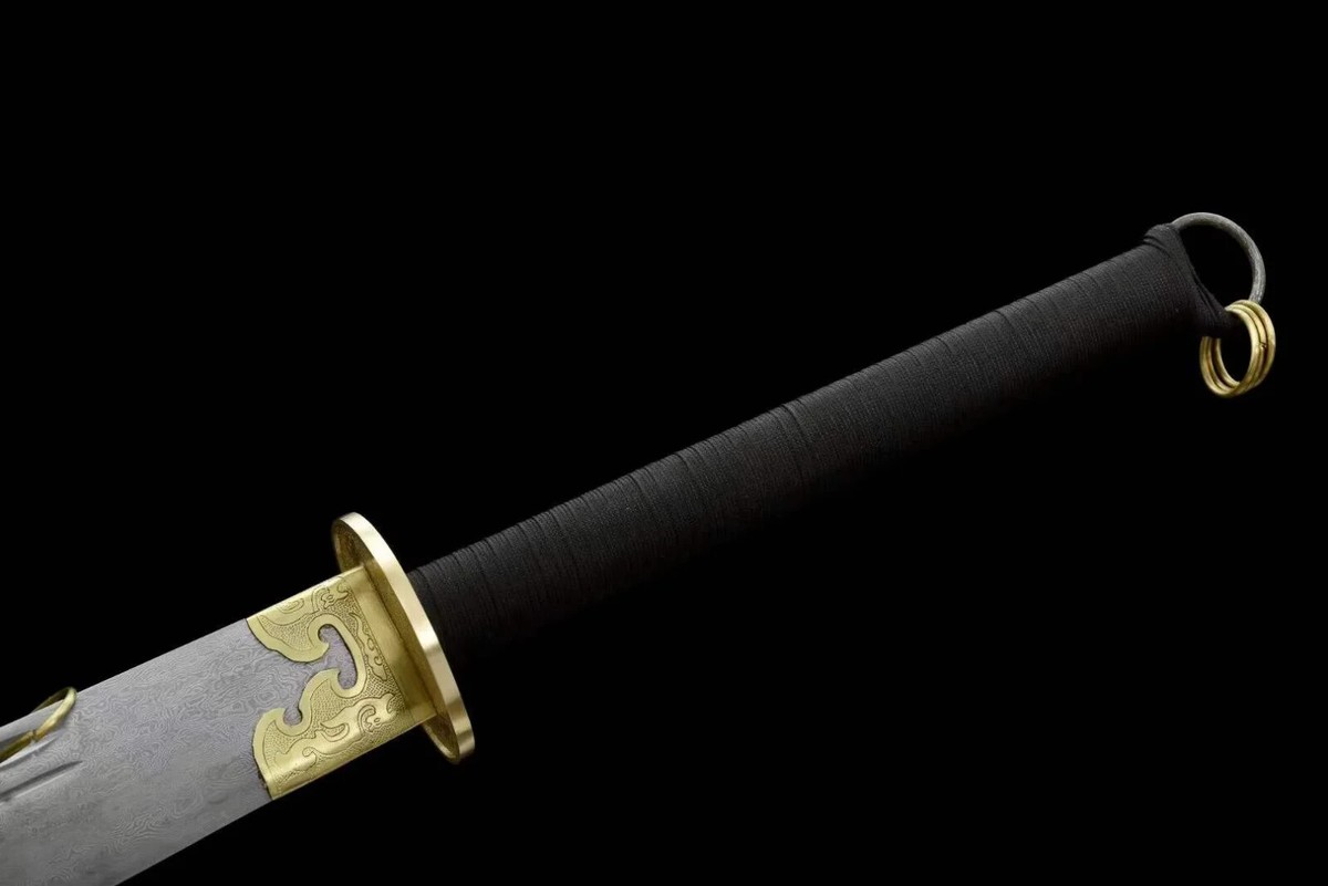 Chinese War 9 Nine Ring Sword Broadsword Two Handed Battle Ready