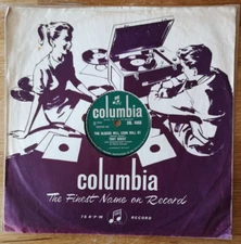 TONY BRENT–UK 1958 SHELLAC 10" 78:The Clouds Will Soon Roll By+1.Columbia DB4066