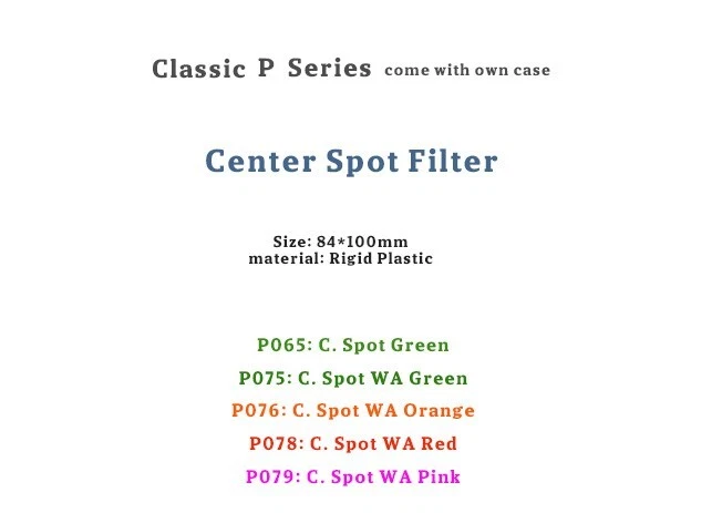 COKIN P SERIES C SPOT FILTER CHOOSE FILTER (P065-P079) - Image 3 of 4