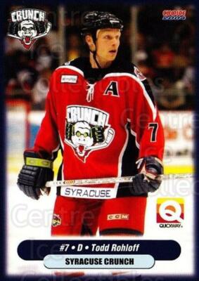 2003-04 Syracuse Crunch #7 Todd Rohloff