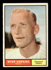 Wynn Hawkins 1961 Topps #34 Cleveland Indians Vg-Ex