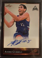 Andre Curbelo St John’s Basketball Leaf Autograph Rookie Card Auto Illinois 2022